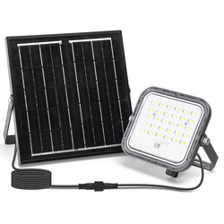 Aigostar - LED prigušiva solarni reflektor LED/50W/3,4V IP66 + daljinski upravljač