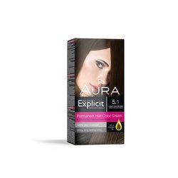 Aura Boja za kosu explicit 5.1 svet. pepelj. smeđa