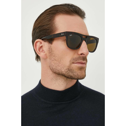 Sončna očala Ray-Ban rjava barva
