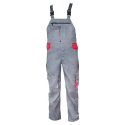 Lacuna radne farmer pantalone classic plus sivo/crvene, vel. m veličina m ( 8clasgbm )