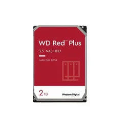 Western Digital HDD NAS WD Red Plus 2TB CMR, 3.5, 128MB, 5400 RPM, SATA, TBW: 180