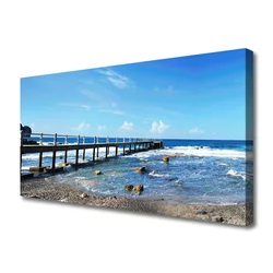 tulup.si Slika na platnu Ocean beach landscape 125x50 cm