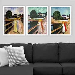 Wallity Set uramljenih slika 3BC_UN106518436, 3 Dela