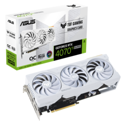 ASUS TUF Gaming GeForce RTX 4070 Ti SUPER 16GB - OC Edition - graphics card - GeForce RTX 4070 Ti Super - 16 GB - white