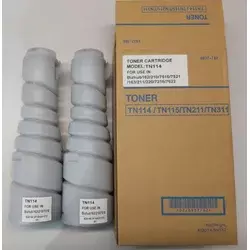 Set toner za Minoltu foruse DI152, TN114, TN-114 1/2, MNTNK152C, 2 bočice