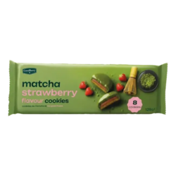 Keks sa ukusom matche i jagode, 128 g