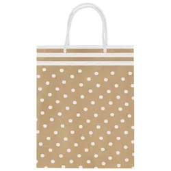 VREĆICE UKRASNE 30X40X12CM BIJELE TOČKE REX-SAUL SADOCH SDE41-053D