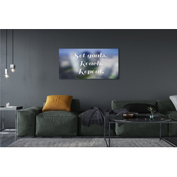 tulup.si Slika na platnu Napis bela 140x70 cm