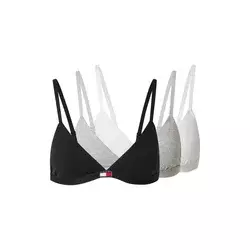 Tommy Hilfiger Underwear Nedrček pegasto siva/črna/bela