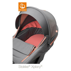 Stokke Košara za voziček Xplory V5 - Black / Athleisure Coral