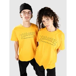Thrasher Shadow Mag Logo T-Shirt gold