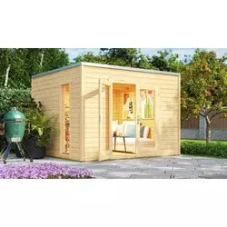 WEKA Luksuzna lesena vrtna hišica P 285 (3x3m)