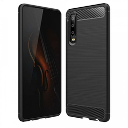 Futrola Carbon Shield TPU za Huawei P30 - Crna KP9455