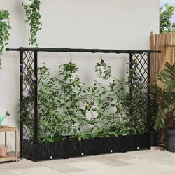 Povišeni krevet s mrežom i krovom Crna 203 x 40 x 123 cm PP