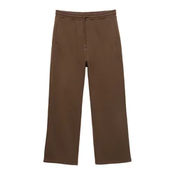 Pull&Bear Hlače čokolada