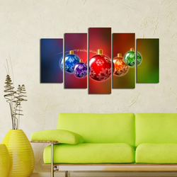 WALLXPERT Dekorativne slike 5PMDFNOEL 3