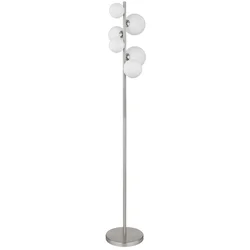 Globo 56140-6S - LED podna lampa RIHA 6xG9/3,5W/230V bela