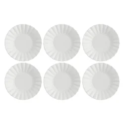 slomart Set 6 Ducale globokih krožnikov, belih, 22 cm