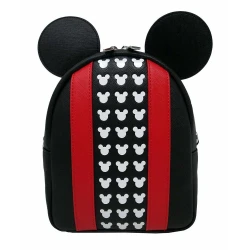 Ranac Disney Mickey Applique and Debossed Detailed Backpack