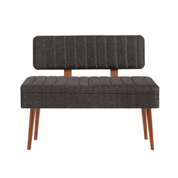Hanah Home Trpezarijska klupa Vina 1053 110x85x36cm Orah