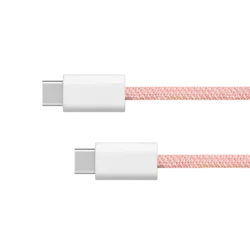 KRUGER&MATZ USB-C na USB-C kabl za brzo punjenje i prenos podataka, 60W, dužina 1 m, boja roza, model KM1271-1P