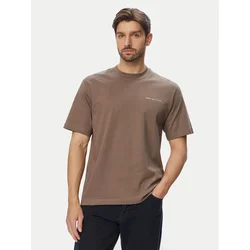 Jack & Jones Majica Blaowen Ss 12292397 Rjava Regular Fit