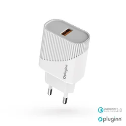 Kućni punjač Pluginn PI-D52S/ QC3.0 18W sa Type C kablom beli CE