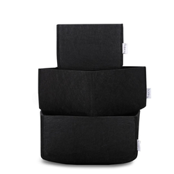 Wallxpert HMY 6269 Set kutija za odlaganje, 3 komada, Crni