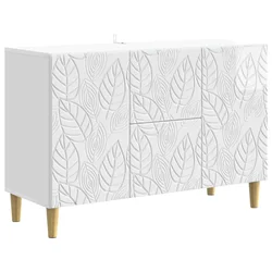 Kreveta Bijela visokog sjaja 89 x 34,5 x 60 cm