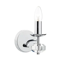 Där Lighting OLE0750 - Zidna lampa OLEANA 1xE14/40W/230V sjajni hrom