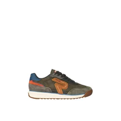 REPLAY Yard Zone zelene tenisice od brušene kože
