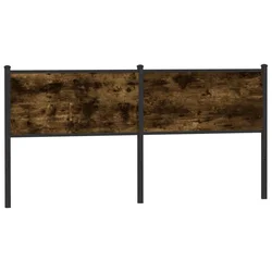 Vidaxl vidaXL Vzglavje postelje iz dimljenega hrasta 160 cm