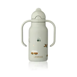 Liewood termos boca 250ml Kimmie,Vehicles/Dove blu