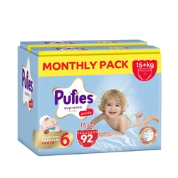 Pufies pelene supreme monthly pants 6 15+kg 92kom