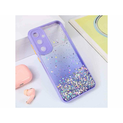 TERACELL Maska Frame Glitter za Samsung A356B Galaxy A35 5G Ljubičasta