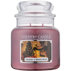 Country Candle Merry Christmas dišeča sveča 453 g