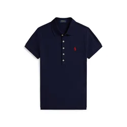 Polo Ralph Lauren Polo majica 211B18200005 Mornarsko modra Slim Fit