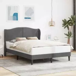 Krevetna konstrukcija Tamnosiva 160 x 200 cm Baršun