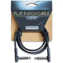 RockBoard Flat Patch Cable Black 80 cm