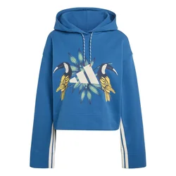 Adidas FARM HOODIE, ženski pulover, plava BY006