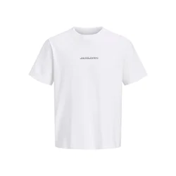 JACK & JONES Majica JCOEcho marelica / črna / bela