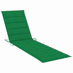 Jastuk za ležaljku za sunčanje zeleni 200x50x4 cm od tkanine