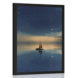 Plakat ladja na morju - 30x45 no frame