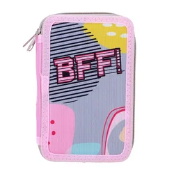 Pernica puna 3 zipa BFF ABC 123 roze