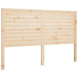 Vidaxl Posteljno vzglavje 186x4x100 cm trdna borovina