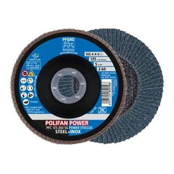 PFERD Polifan - lepezasti brsuni disk SG perfomansi PFC 125 Z60 Power Steelox