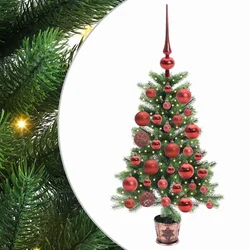 Božićno drvce s 150 LED svjetlima s stalakom Zelena 90 cm PE