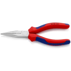 KNIPEX Klešta špic prava sa bočnim sečenjem 160mm 25 05 160 crvena