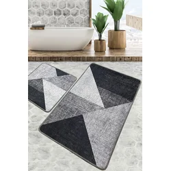 Lessentiel Maison Set 2 prostirke za kupatilo Sivi