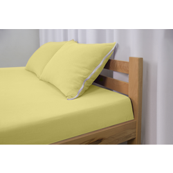 Manjatex Čaršaf sa lastišem, Za dušek od 30cm, 140x200cm, Žuti